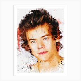 Harry Styles 1 Art Print