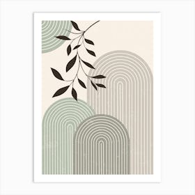 Abstract Geometric Shapes 6 Art Print