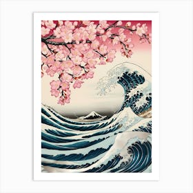 Great Wave Off Kanagawa 6 Art Print