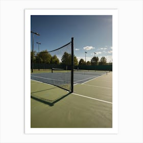 Tennis Court 1 Art Print