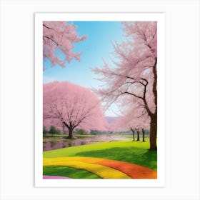 Cherry Blossoms 5 Art Print