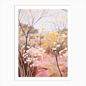 Gypsophila Babys Breath 6 Flower Painting Art Print