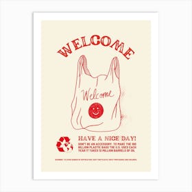 Welcome Art Print