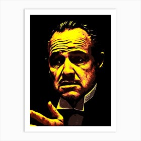 the Godfather movie 4 Art Print