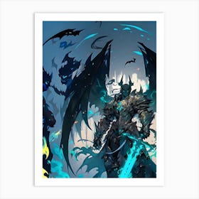 Demons And Dragons Art Print