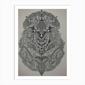 Lion Of The Forest Art Print