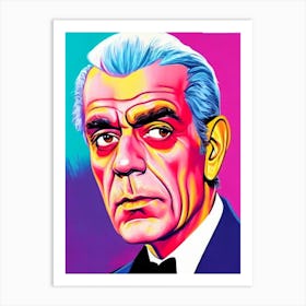 Boris Karloff Pop Movies Art Movies Art Print