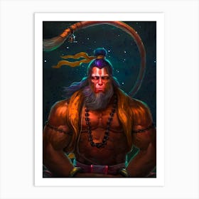 hanuman ji Art Print