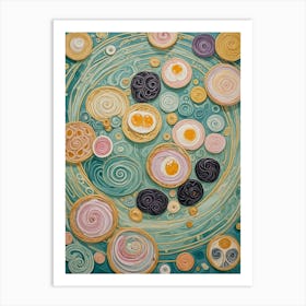 Abstract Ramen Art Print