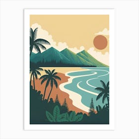 Hawaiian Beach 1 Art Print