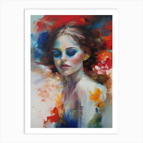 Portrait Of A Woman 24 Art Print