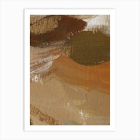 Sands oil painting Art Print