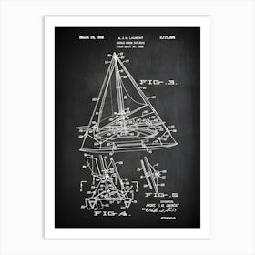 Sailboat Patent Double Ended Sailboat Patent Sailing Boat Art Sailing Ship Decor Sail Boat Print Sail Boat Art Boat Print Vb3951 Art Print