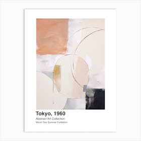 World Tour Exhibition, Abstract Art, Tokyo, 1960 6 Art Print