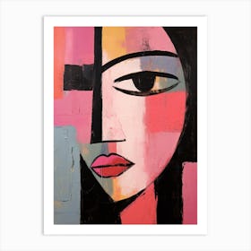 Abstract Portrait Of A Woman 23 Art Print