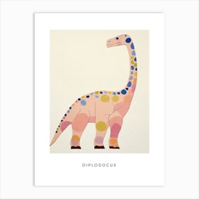 Nursery Dinosaur Art Diplodocus 2 Poster Art Print