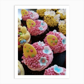 Easter Cupcakes 11 Art Print