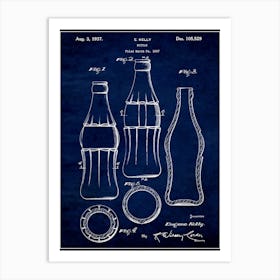 Coke Bottle 1937 Art Print