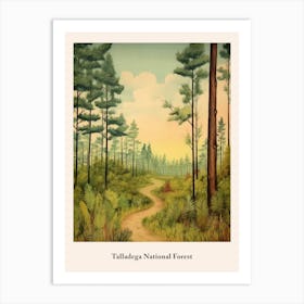 Talladega National Forest Art Print