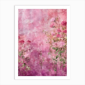 Pink Roses 6 Art Print