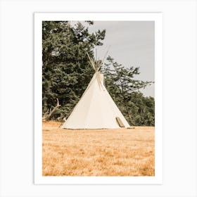 Canvas Tipi Art Print