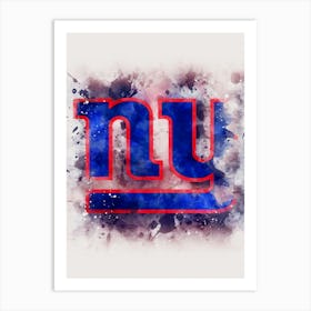 New York Giants Painting Art Print