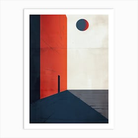 Window In The Wall, Minimalism Art Print