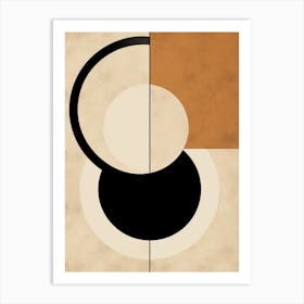 Abstract Mid Century 1 Art Print