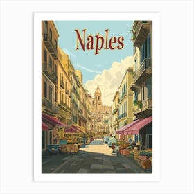 Aihrgdesign A Classic 1960s Travel Poster For Naples Showcasi 37a3aec4 6085 4952 A53e C0c5074506a6 1 Art Print