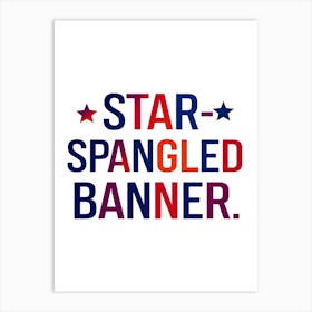 Star Spangled Banner 2 Art Print