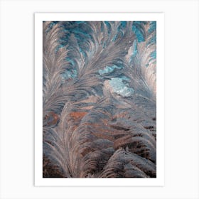 Frosty Window 1 Art Print