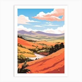 Ecuador Travel Illustration Art Print