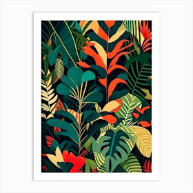 Jungle Patterns 1 Botanical Art Print