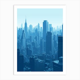 New York City Skyline Art Print