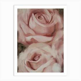 Pink Roses Art Print