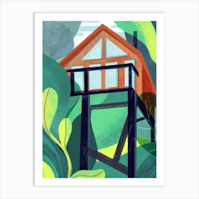 Tree House Art Print