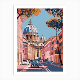 Rome artwork Art Print