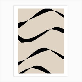 Wavy Lines 1 Art Print