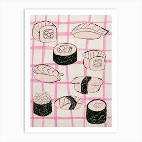 Sushi Art Art Print