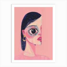 Portrait Of A Woman 377 Art Print