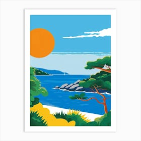 Ise Japan 6 Colourful Illustration Art Print