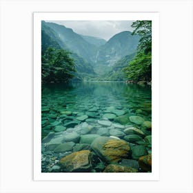 Clear Mountain Lake Art Print