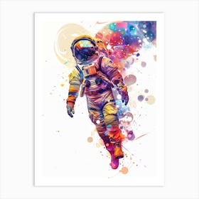 Astronaut In Space 10 Art Print