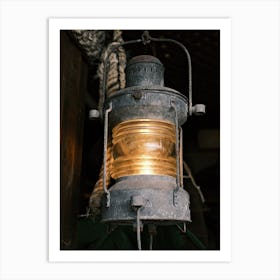 Nautical old ship lamp // Ibiza Travel Photography Art Print