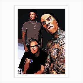 Blink 182 band music 1 Art Print