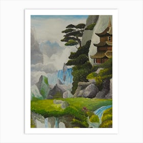 Asian House Art Print