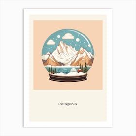 Patagonia Argentina 1 Snowglobe Poster Art Print