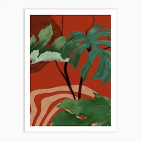 Tropical Leaves 12 Art Print