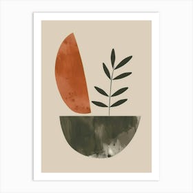 Plant In A Bowl Art Print