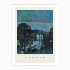 The White Night (Special Edition) - Edvard Munch Art Print